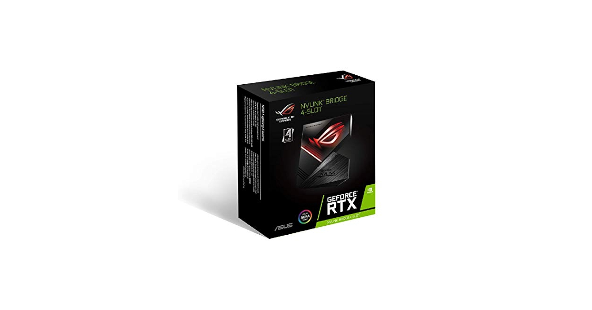 ASUS NVLinkブリッジ ROG-NVLINK-3 中古・動作確認済み Amazon | ASUS ROG NVLink™ブリッジとAura Sync対応 RGB
